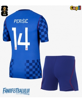 Croația Ivan Perisic #14 Echipament de Fotbal Replică Mondial 2026 Copii Deplasare (+ Șorturi)